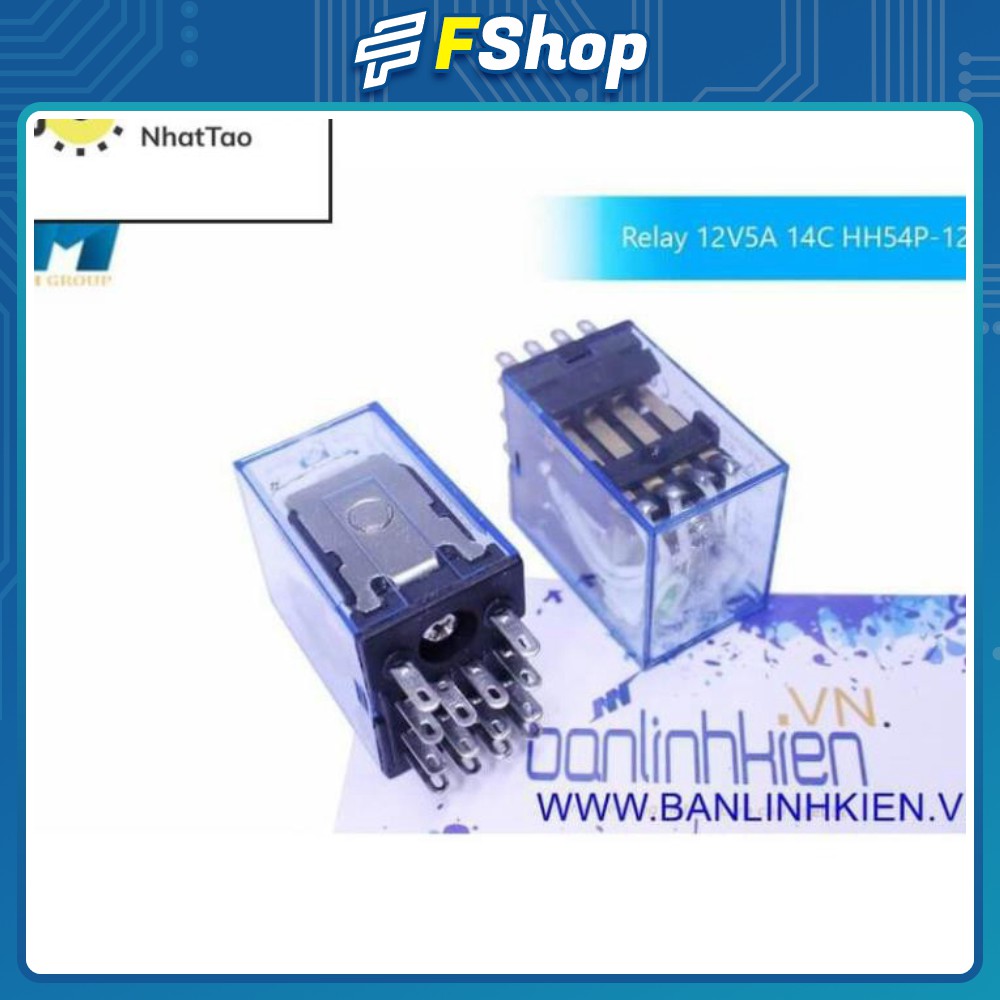 [Sale] [Rơ le] Relay 12V5A 14C HH54P-12V