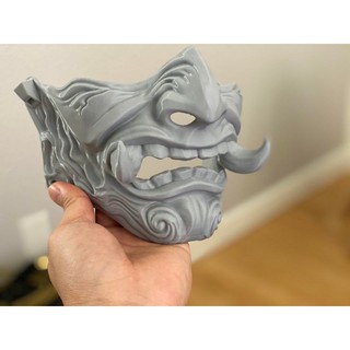 Mặt nạ Samurai cực ngầu dáng 1