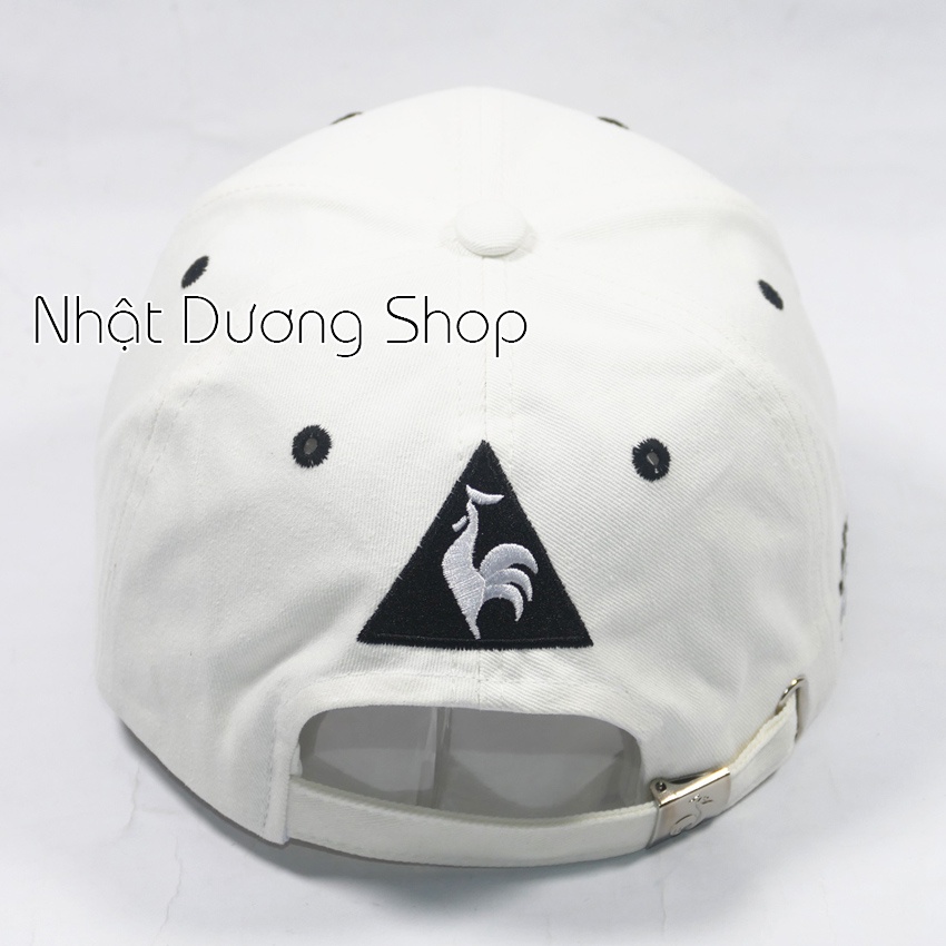 Nón kết KaKi thêu hình Con Gà kiêu LE CO SPO cao cấp, khóa gài - Kiểu dáng thời trang cá tính thích hợp cho mọi người