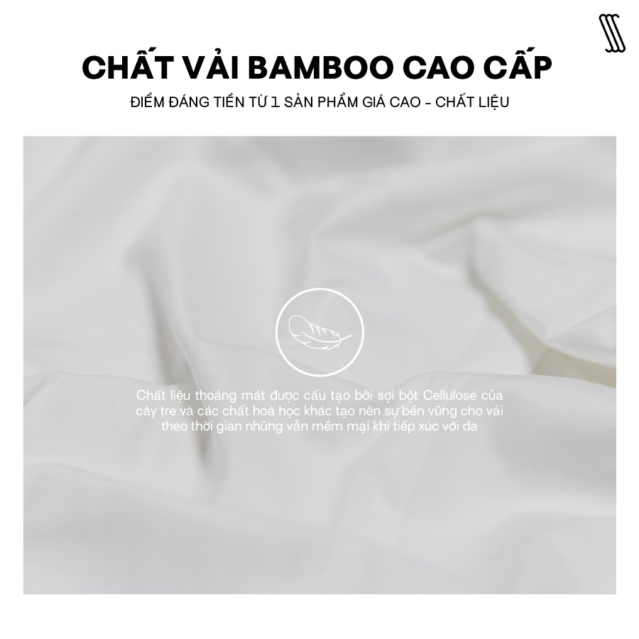 Áo sơ mi dài tay nam chống nhăn xù SSSTUTTER bamboo thoáng mát dáng refined fit sơ vin linh hoạt COLLAR SHIRT