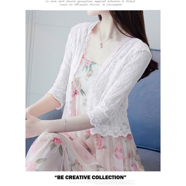 [FREESHIP] Áo khoác ren form lửng tay lỡ | BigBuy360 - bigbuy360.vn