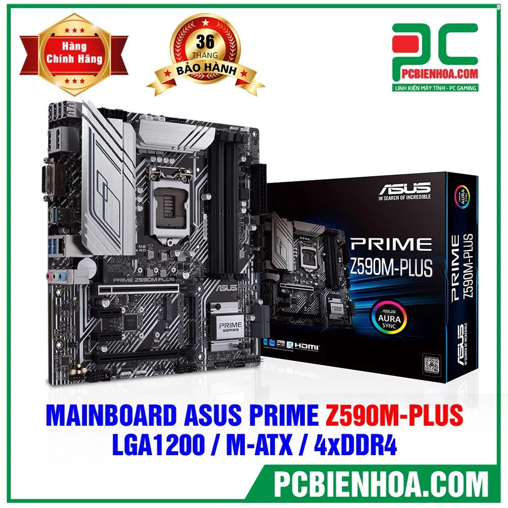 MAINBOARD ASUS PRIME Z590MPLUS ( LGA1200 / MATX / 4XDDR4 )