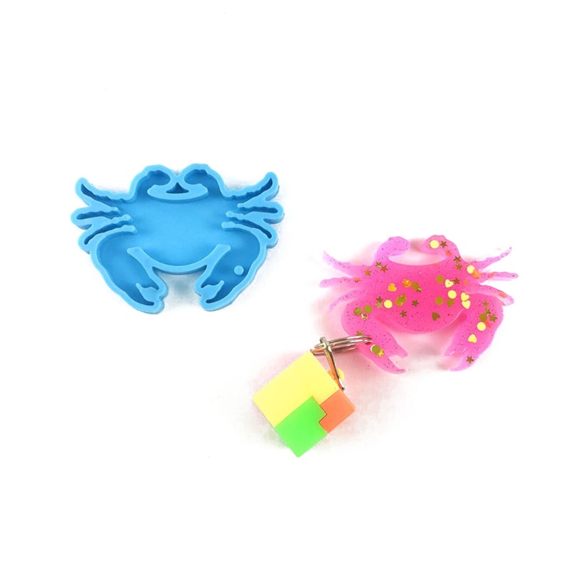 Khuôn Silicone Làm Mặt Dây Chuyền Hình Con Cua Độc Đáo