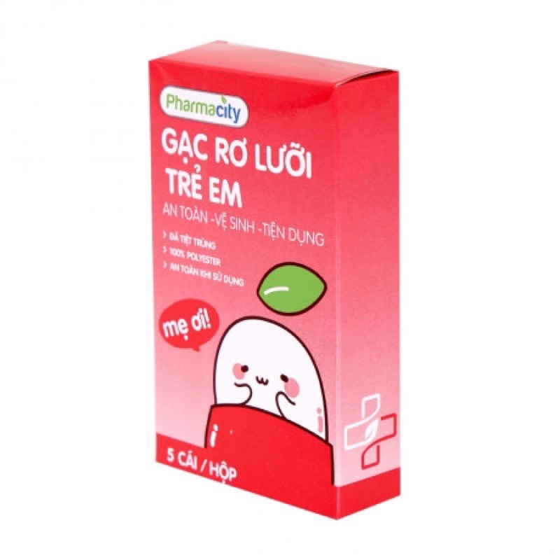 Gạc rơ lưỡi Pharmacity (5 cái/hộp)