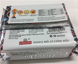 Bánh quy vuông Coconut cracker 178g