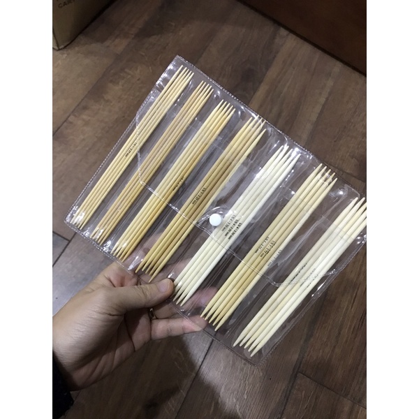 Bộ kim đan 2 đầu tre Knitters pride