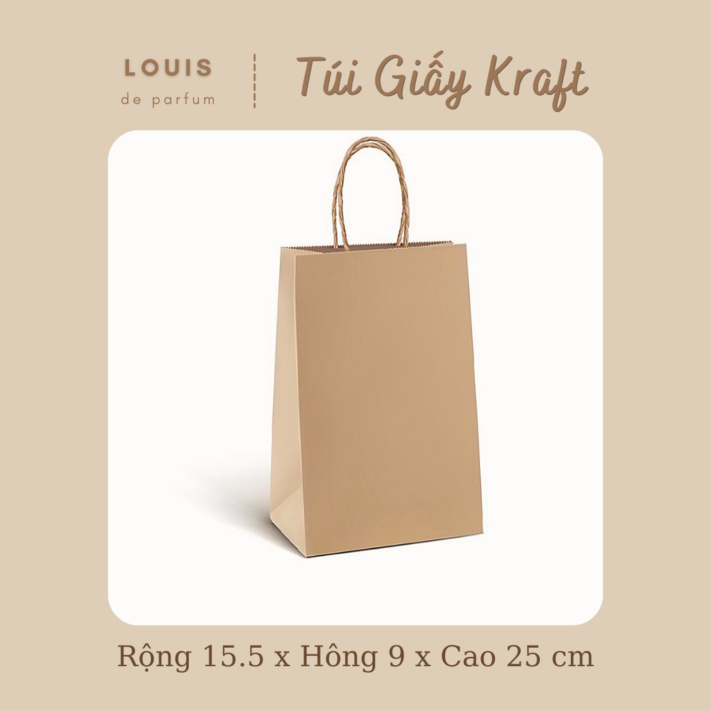 Túi giấy Kraft có quai LP01