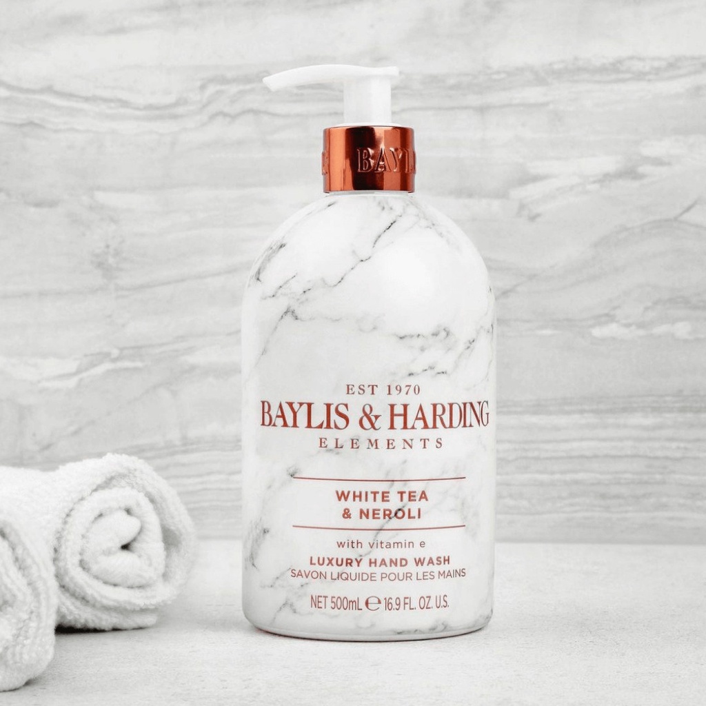Nước rửa tay cao cấp hương trà trắng và Neroli Baylis & Harding White Tea & Neroli 500ml