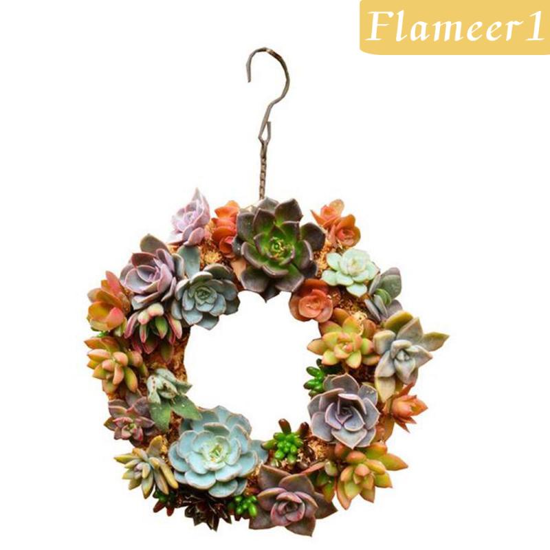 1] Vòng Sắt 26cm Tự Làm Chậu Hoa Trang Trí Tường