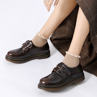 [2220-2] Buckle shoes - Giày da Li retro, MZDL shoes