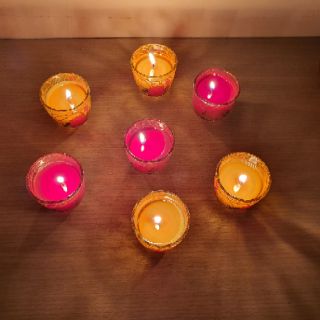Hộp nến bơ cốc T01 bông sen