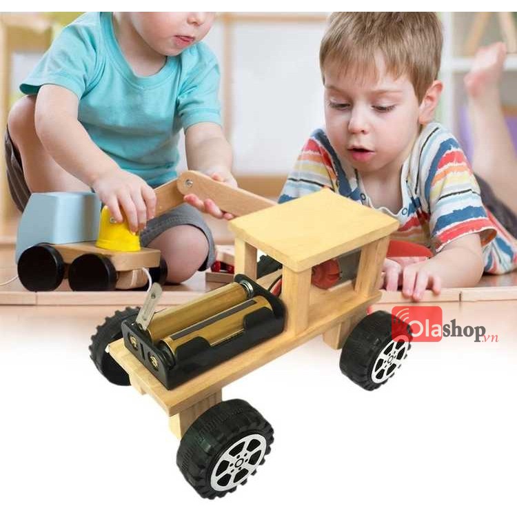 Đồ chơi trẻ em ô tô đồ chơi gỗ động cơ phản lực