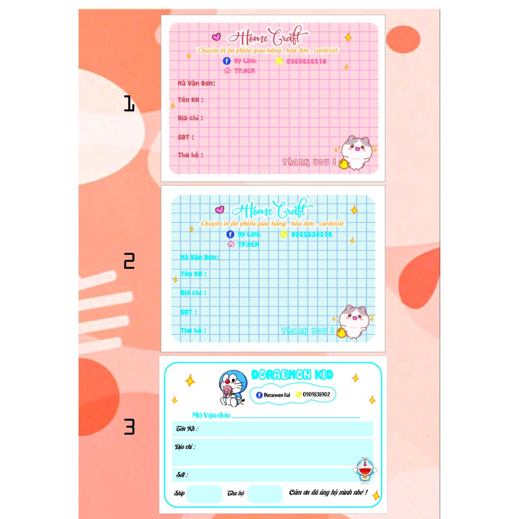PHIẾU GIAO HÀNG DECAL THEO YÊU CẦU (Phần 2)