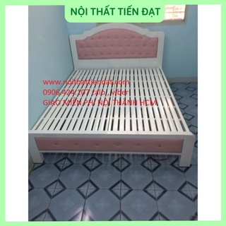 giường sắt hộp cổ điển 1m6 x 2m