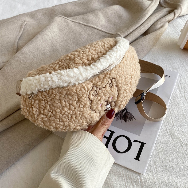 Túi Đeo Chéo Ngực Bằng Vải Bông Thời Trang Mùa Đông Dành Cho Nữ