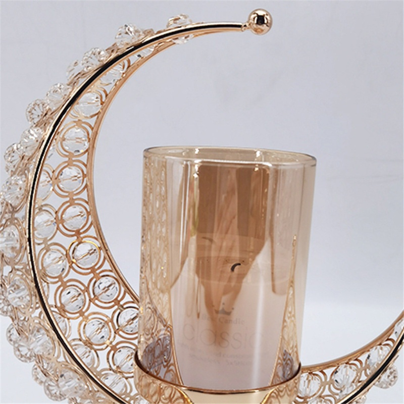 Giá Đỡ Đèn Cầy Hình Mặt Trăng Độc Đáo Trang Trí Nhà Cửa