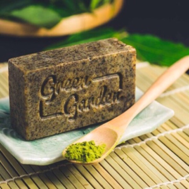 100gr xà phòng handmade matcha Greengarden (Green Garden Matcha Soap)