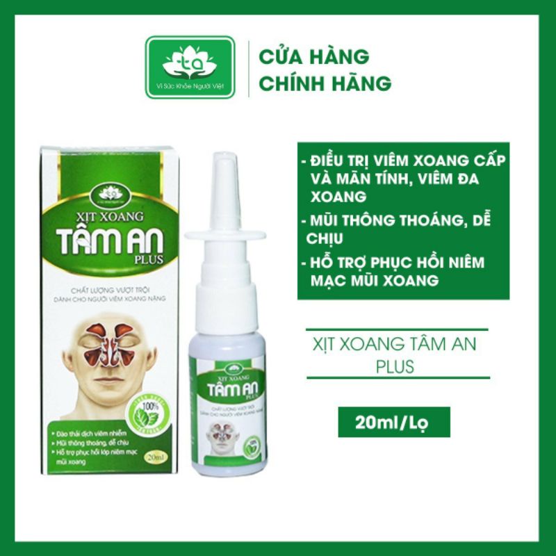 [SẢN PHẨM CHÍNH HÃNG ]XỊT XOANG TÂM AN