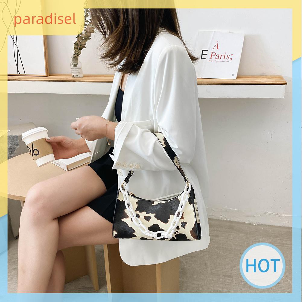Túi Xách Da Pu Họa Tiết Bò Sữa Thời Trang Cho Nữ | BigBuy360 - bigbuy360.vn
