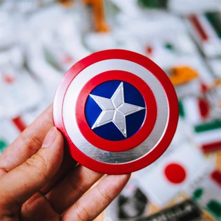 Sticker hình dán metal Captain America