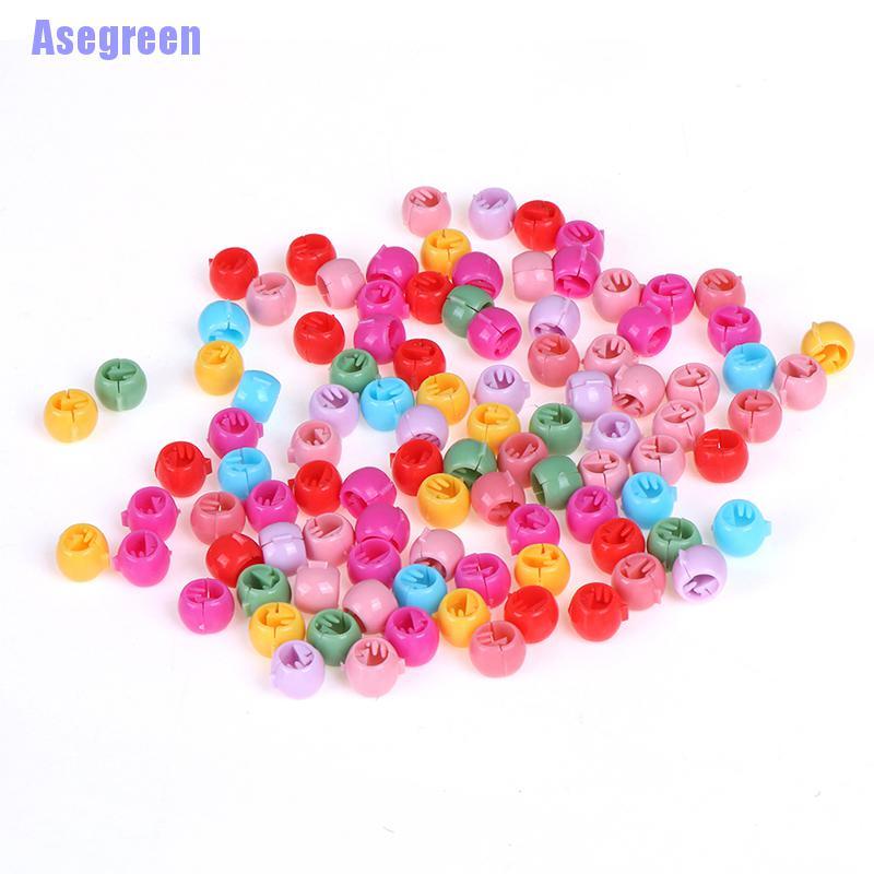 Set 100 kẹp tóc mini màu kẹo xinh xắn cho nữ/bé gái