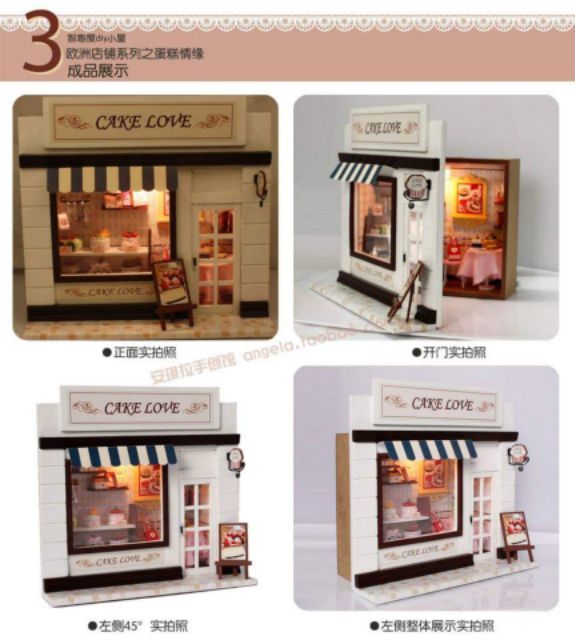 Đồ chơi cho bé - mô hình tiệm bánh Cake Love