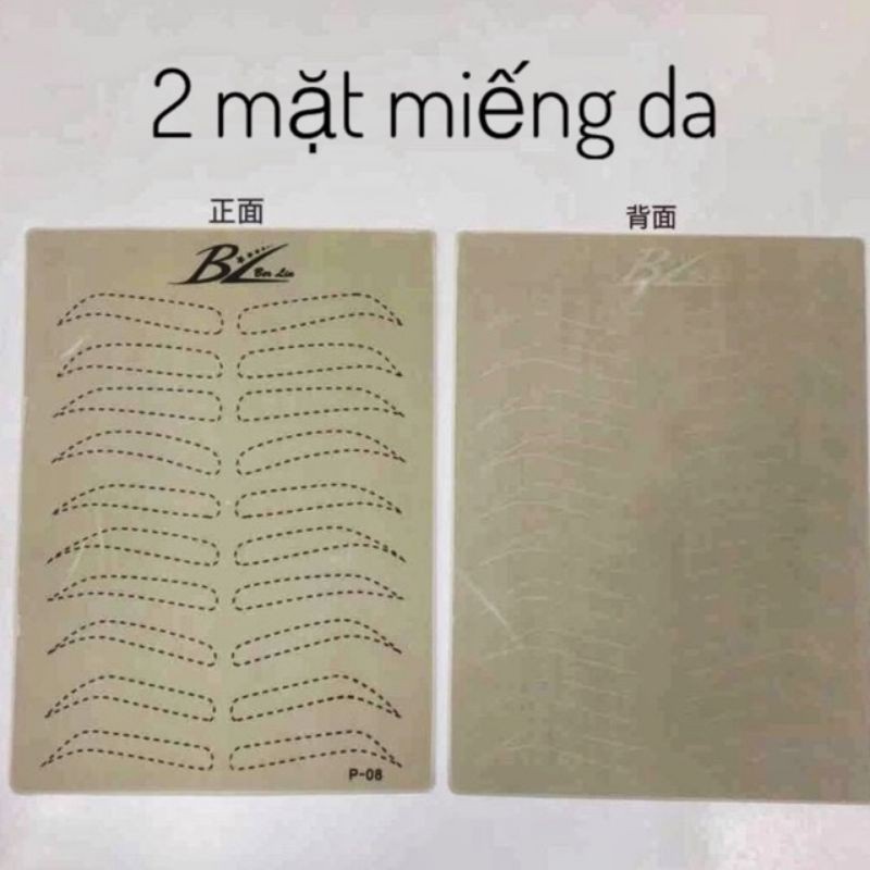 Da Tập Điêu Khắc, Da bột