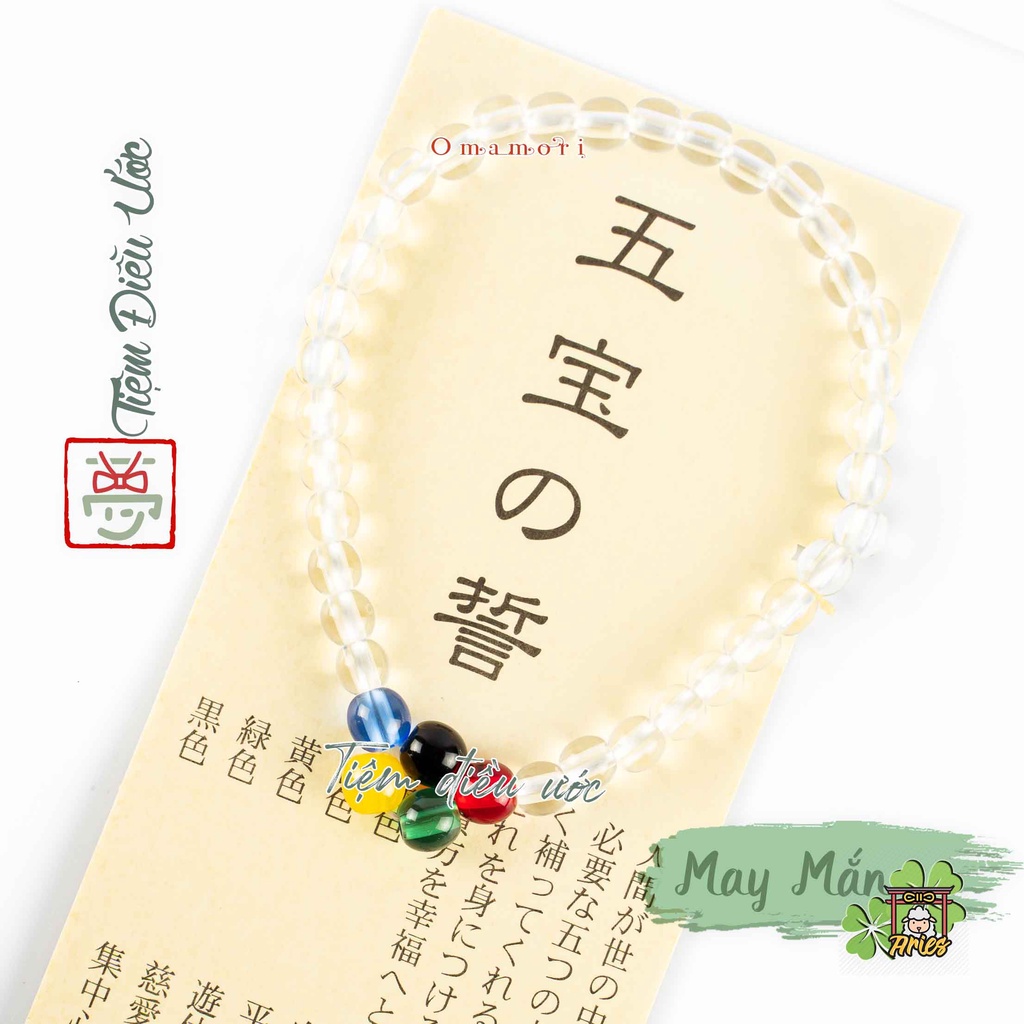 Omamori Vòng chuỗi May mắn - Sensoji, Nhật Bản, hàng thật