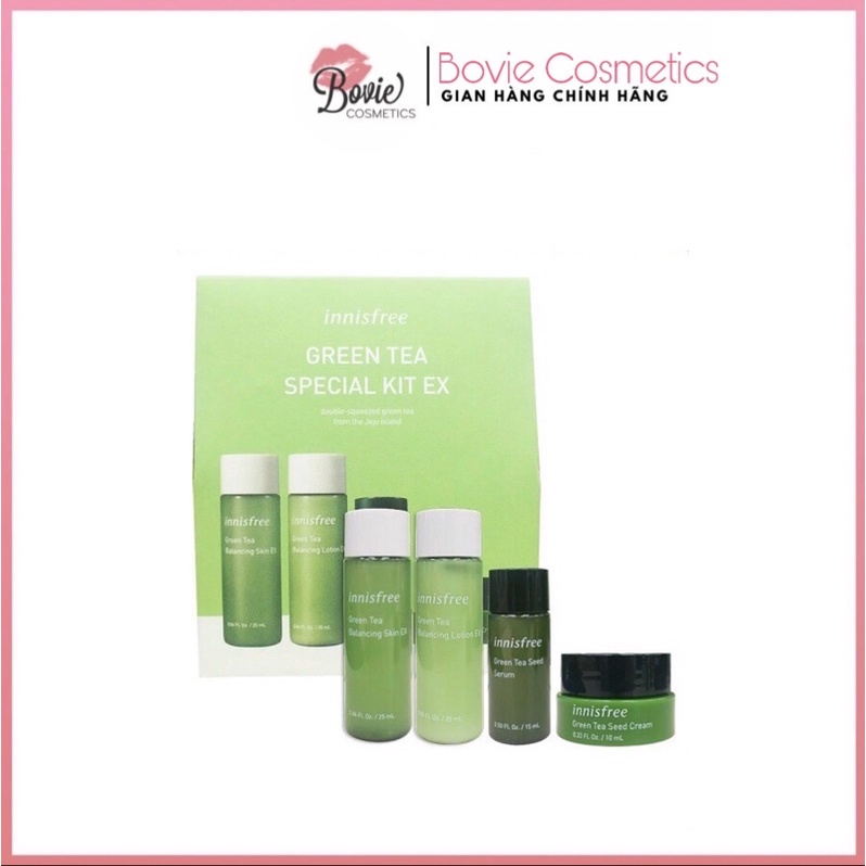 Bộ Kit Dưỡng Da Trà Xanh Innisfree Green Tea Special Kit