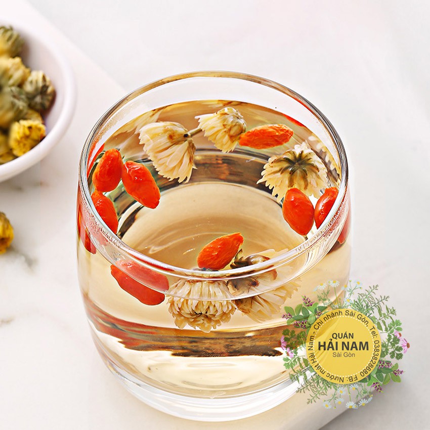 Combo Trà Hoa Cúc 100g Kỷ Tử 100g Tudu Food Loại 1 Chất Lượng Tốt Đóng Túi Zip Giấy Thực Phẩm