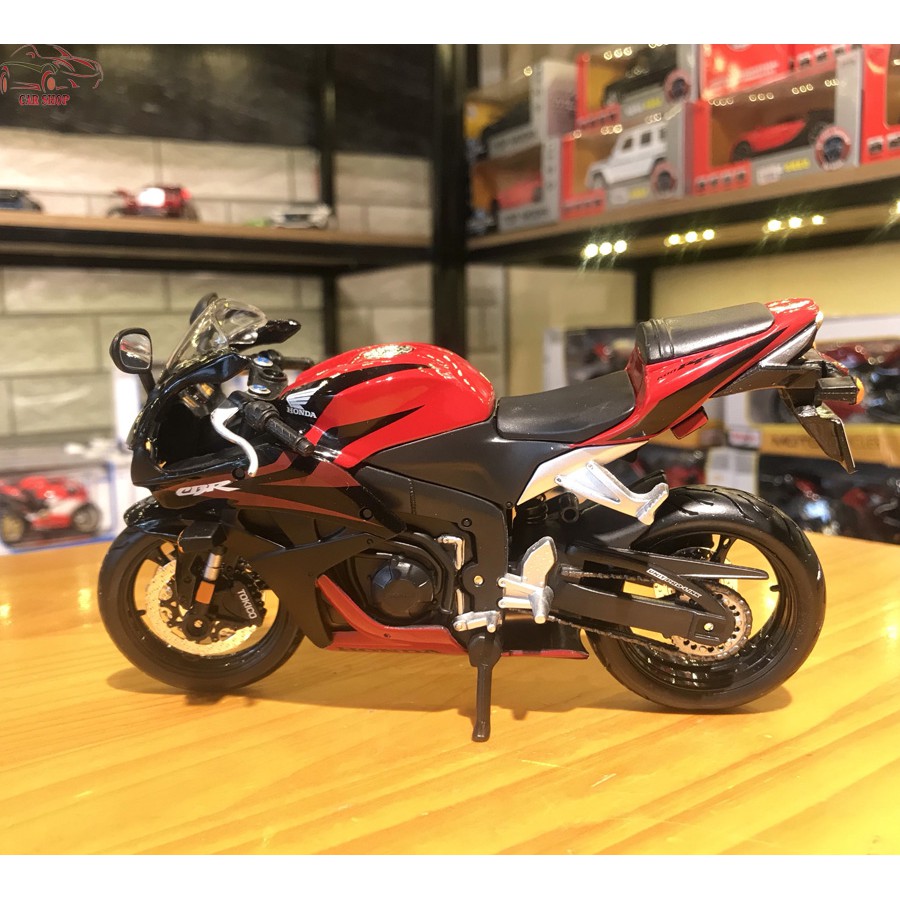 Xe mô hình motor siêu xe Honda CBR 600RR Maisto tỉ lệ 1:12 màu đỏ