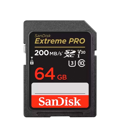 Thẻ nhớ SDXC SanDisk Extreme PRO 64GB/128GB/256GB UHS-I U3 4K V30 200MB/s - Chính Hãng SanDisk