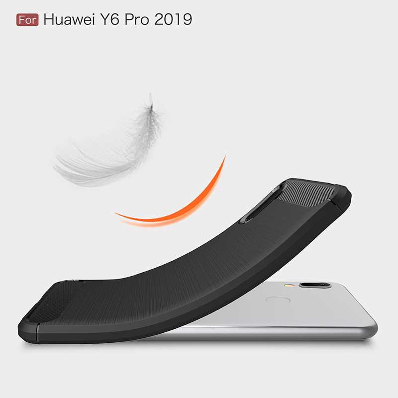 Ốp lưng điện thoại thời trang bằng Silicone mềm chống sốc cho Huawei Y6 Y5 Y7 Y9 Pro Prime 2018 2019