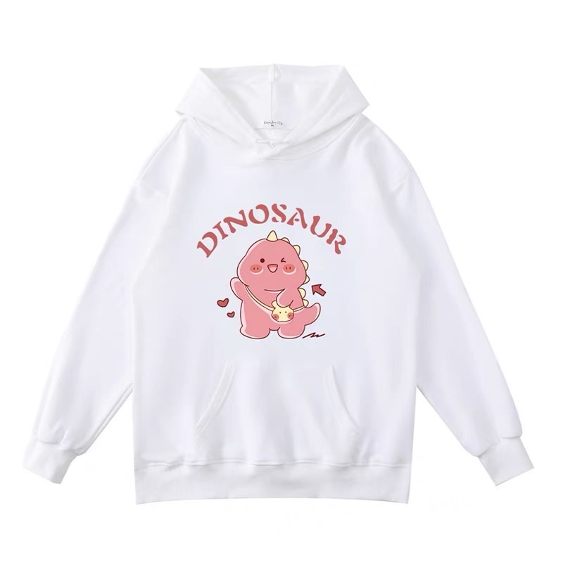 Áo Hoodie Nỉ Bông Dài Tay Unisex Khủng Long DINOSAUR