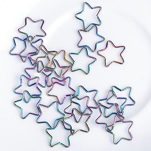 Bộ 10 đôi khuyên tai hình trái tim/ ngôi sao thiết kế xinh xắn cho nữ