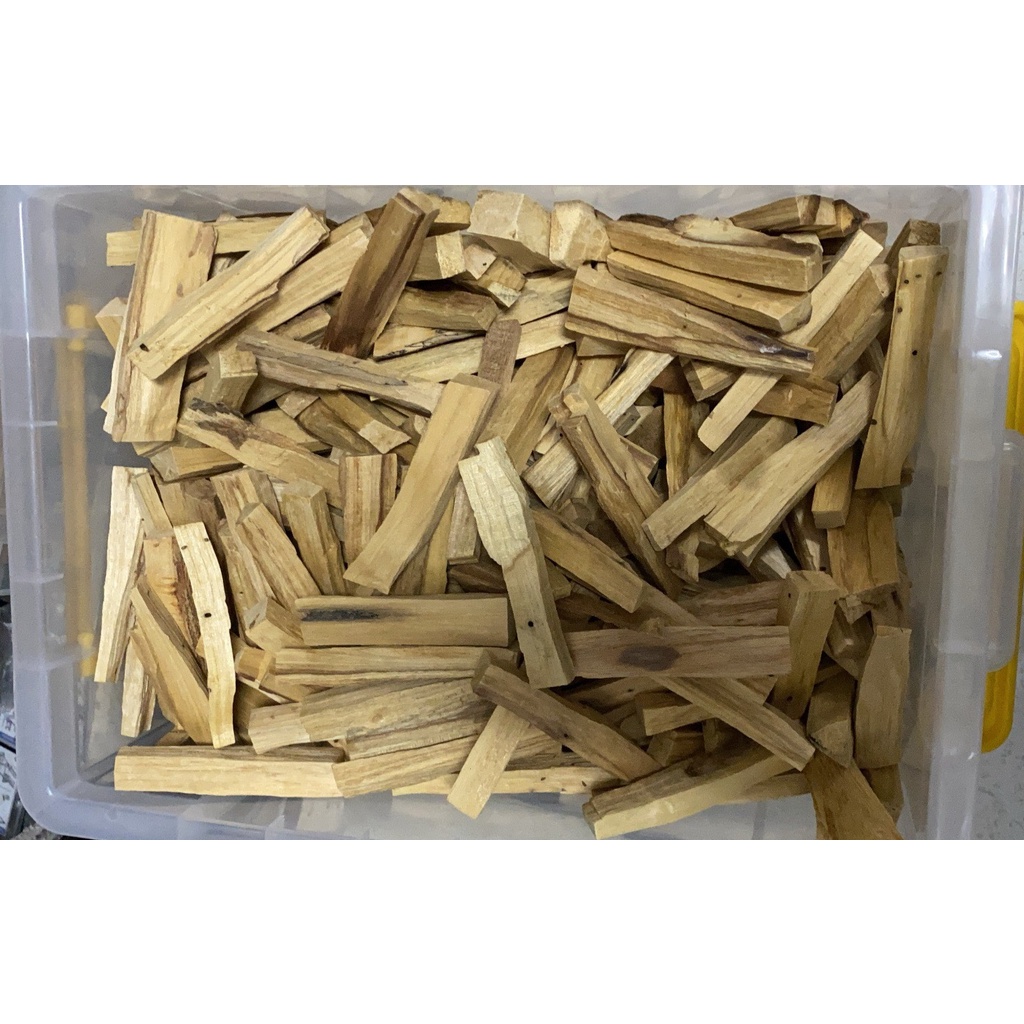 Sỉ Gỗ Trắc xanh Palo Santo - Thanh 10cm - 500gr - 1kg