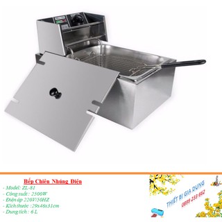 Bếp Chiên Dầu, Bếp Chiên Nhúng Điện Đơn Loại 1