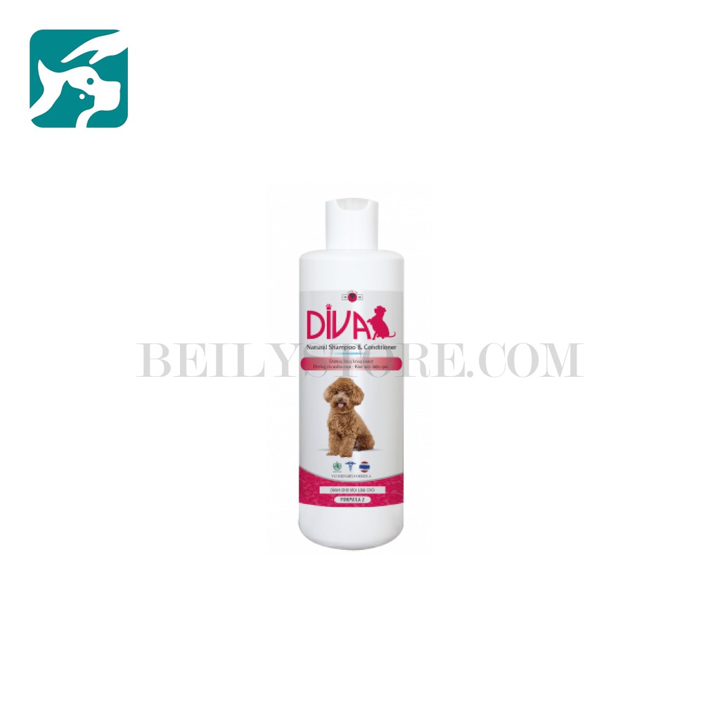 Sữa tắm cho chó dưỡng lông khử hôi Diva Việt Nam 400ML.