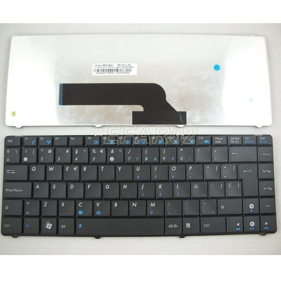 (KEYBOARD) BÀN PHÍM LAPTOP ASUS K40 dùng cho K40 P30 X8A X8A X8AIJ Pro8BIJ P81IJ