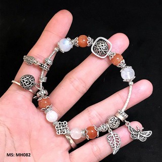 Charm bạc s925 bọc Vuông CH009