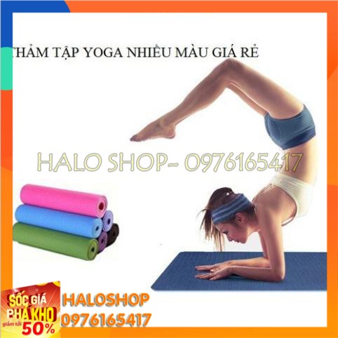 Thảm tập yoga + túi đựng giá siêu tốt