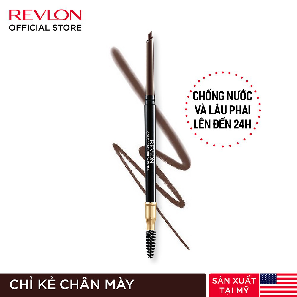 Chì kẻ mày lâu phai hai đầu Revlon Colorstay Brow Pencil | BigBuy360 - bigbuy360.vn