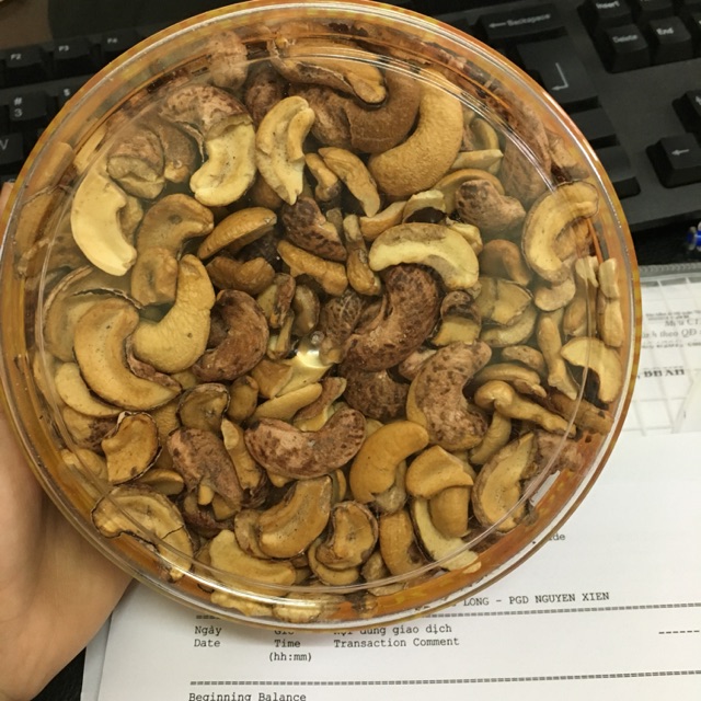 Hạt điều vỡ rang muối