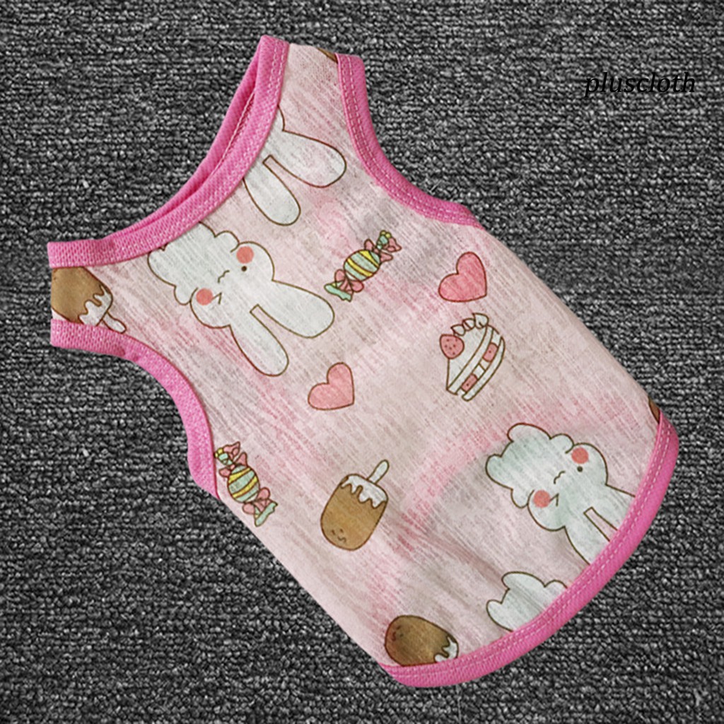 Áo Thun Cổ Tròn Thời Trang Mùa Hè Cho Thú Cưng