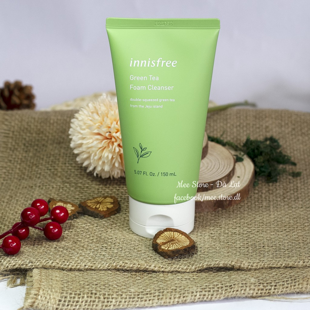 Sữa rửa mặt Innisfree các loại Trà xanh, Bija, Apple Seed 150 ml - Mee Store