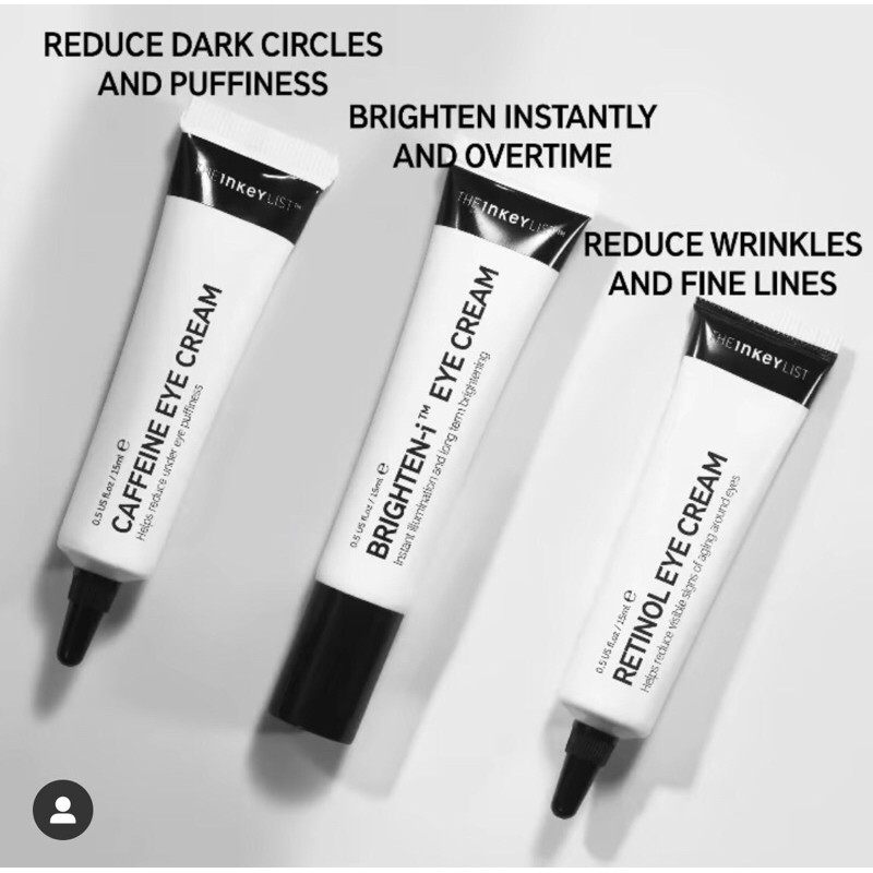 [BIL SEPHORA US] Kem mắt Caffein/Retinol The Inkey List