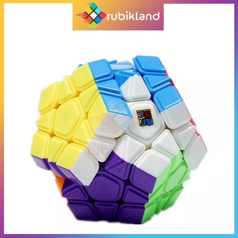 Rubik Megaminx Stickerless MoYu MeiLong Rubic 12 Mặt Biến Thể Đồ Chơi Trí Tuệ Trẻ Em