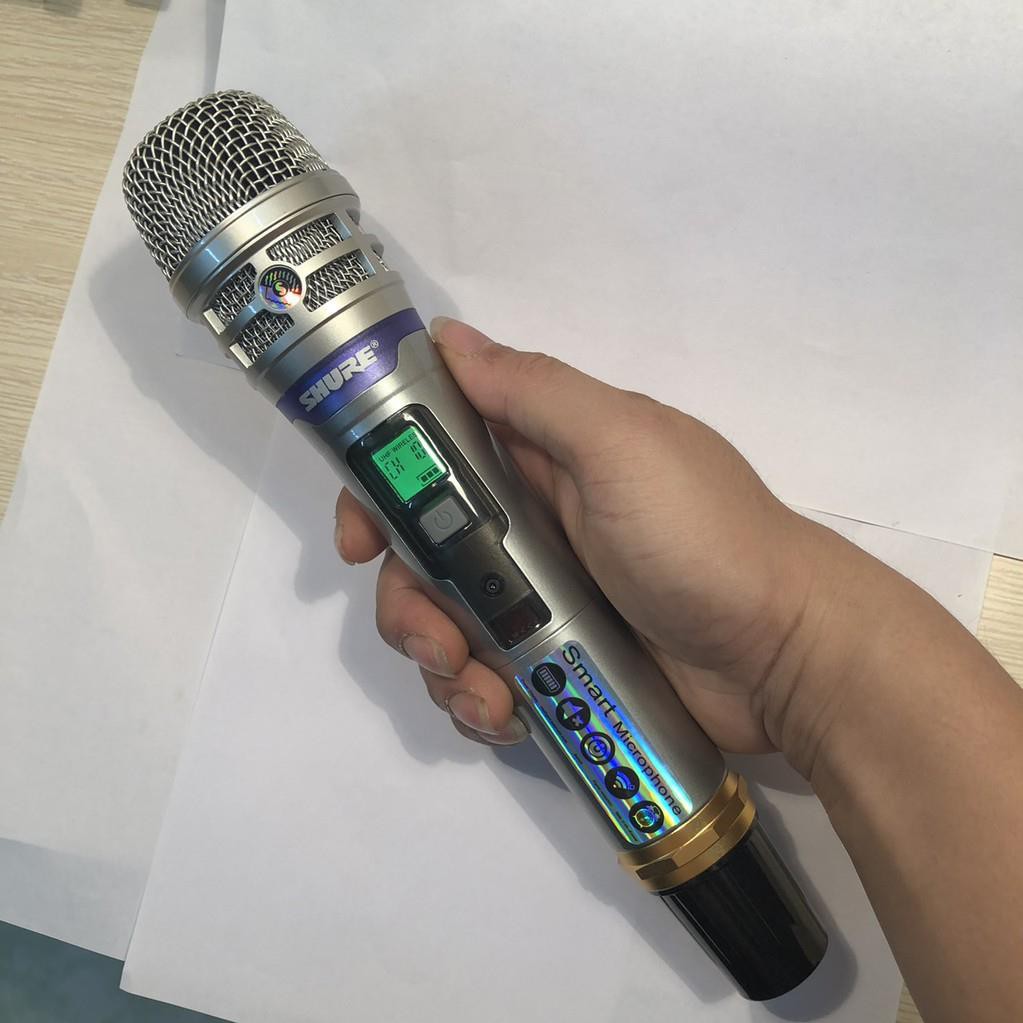 Micro karaoke không dây SHURE UR-29D PLUS CHẤT LƯỢNG TỐT NHẤT