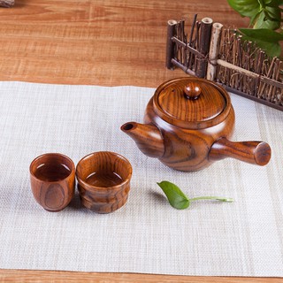 Ấm Pha Trà Bằng Gỗ Phong Cách Trung Quốc