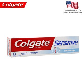 Kem đánh răng giảm ê buốt và làm trắng Colgate Sensitive Whitening 120g